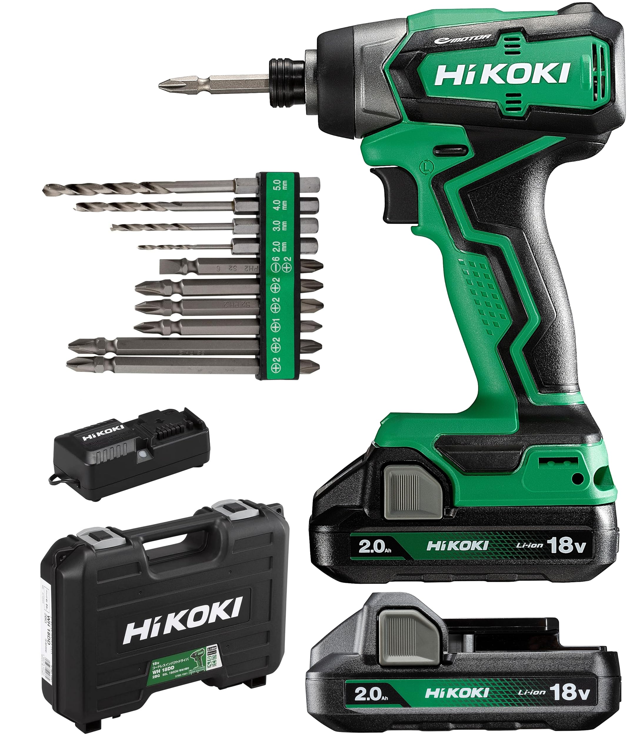 ハイコーキ18Ｖインパクトドライバー2個セット Amazon | HiKOKI(ハイコーキ) 18V 充電式 インパクトドライバー WH18DC